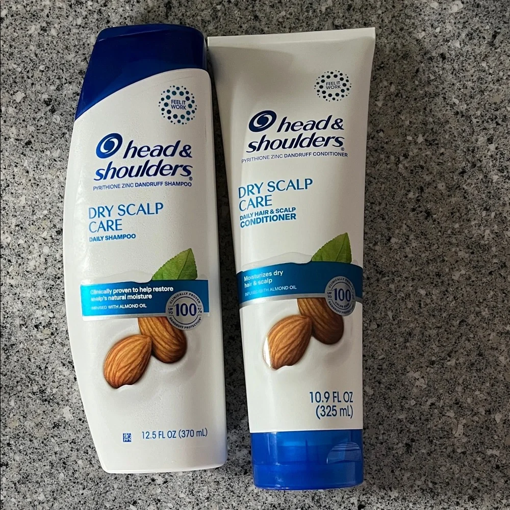 Dry Scalp Care Shampoo and Conditioner Set - Blue and White